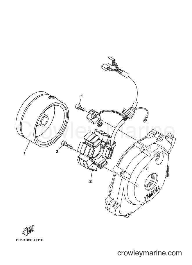 2005 Street Bike YBR125ED - YBR125ED (3D91) [020] - GENERATOR