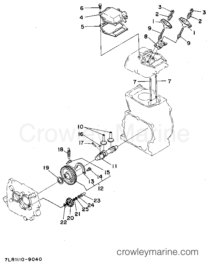 Yamaha Motors YG400D - CAMSHAFT - VALVE