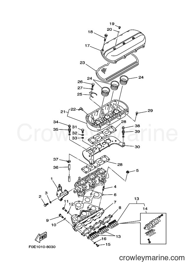 Yamaha Motors JET FOR 1430TR (66U1) [01B] - INTAKE