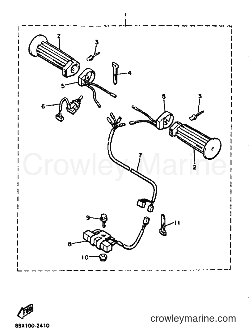 1993 Snowmobile ET410TR - ET410TR (89Y2) [010] - ALTERNATE FOR ELECTRICAL