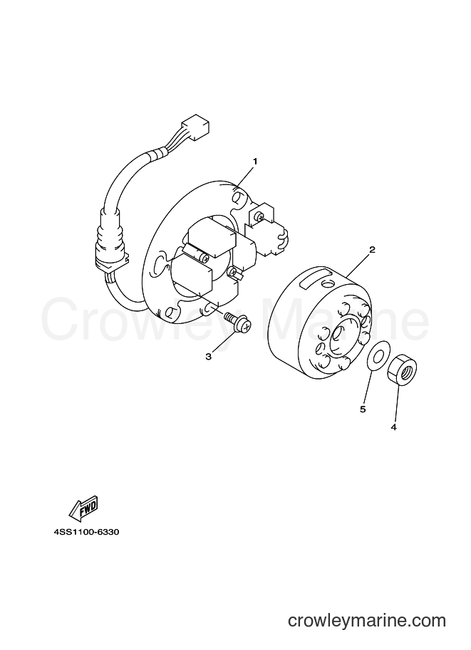 2000 Dirt Bike YZ125 - YZ125 (5HD2) [010] - GENERATOR