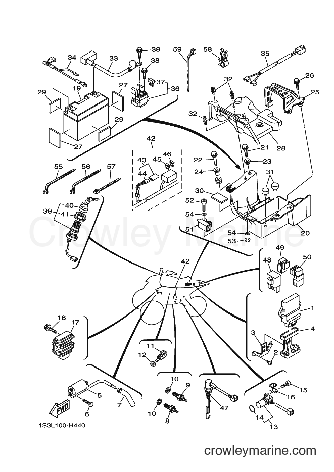 2009 ATV YFM700R - YFM700R (1S3Y) [010] - ELECTRICAL 1