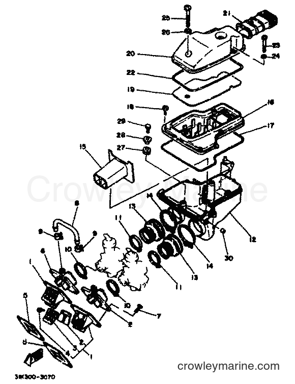 Yamaha Motors RD350LC (57V) [999] - INTAKE