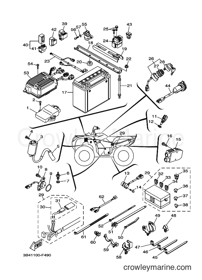 2007 ATV YFM700FWAD - YFM700FWAD (3B42) [010] - ELECTRICAL 1