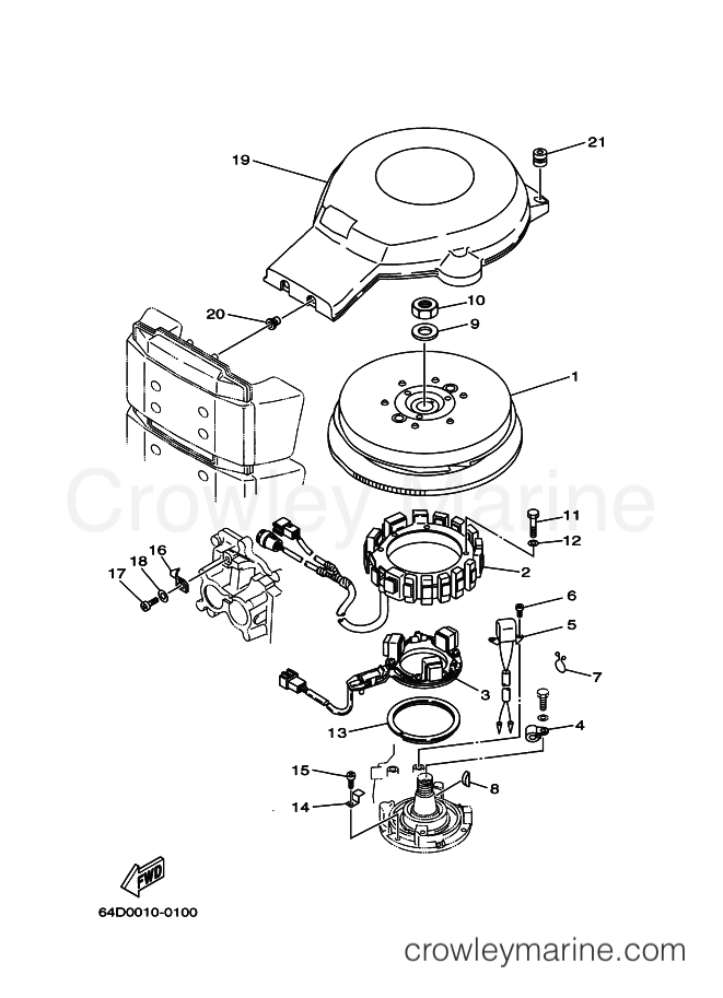 Yamaha Motors 150F (64C) [030] - GENERATOR