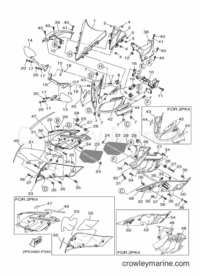 2015 Sport Bike YZF-R15 - YZF-R15 (2PK3) [010] - WINDSHIELD