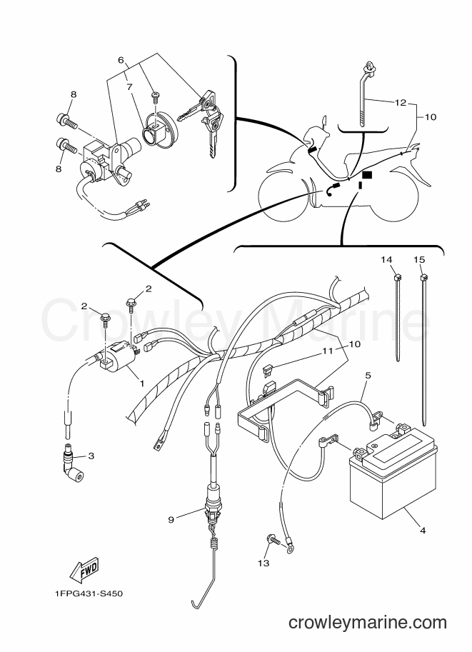 Yamaha Motors T115FLSE (1FPG) [010] - ELECTRICAL 1