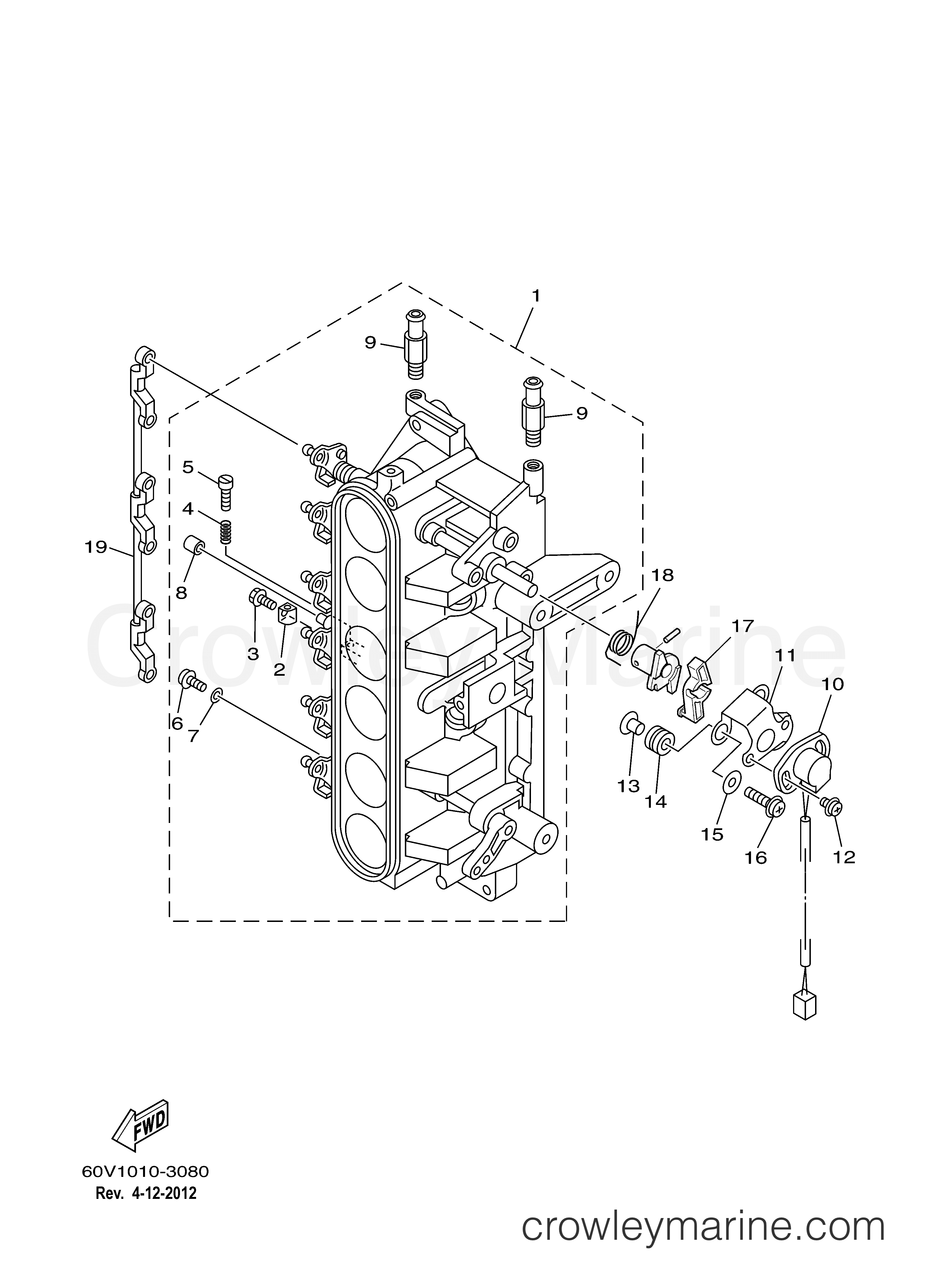 Yamaha Motors Z250TXRD - VAPOR SEPARATOR 2