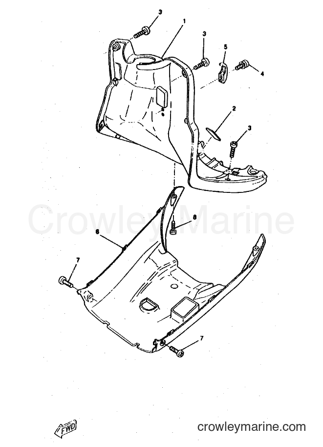 Yamaha Motors CW50RS (4VB4) [999] - LEG SHIELD