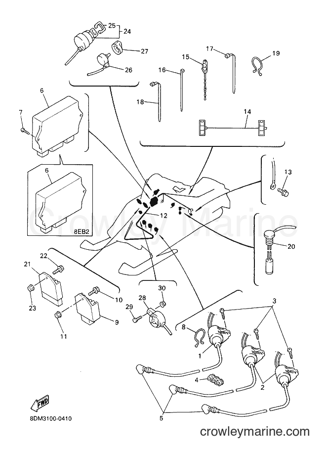 Yamaha Motors VT600 (8EB2) [020] - ELECTRICAL 1