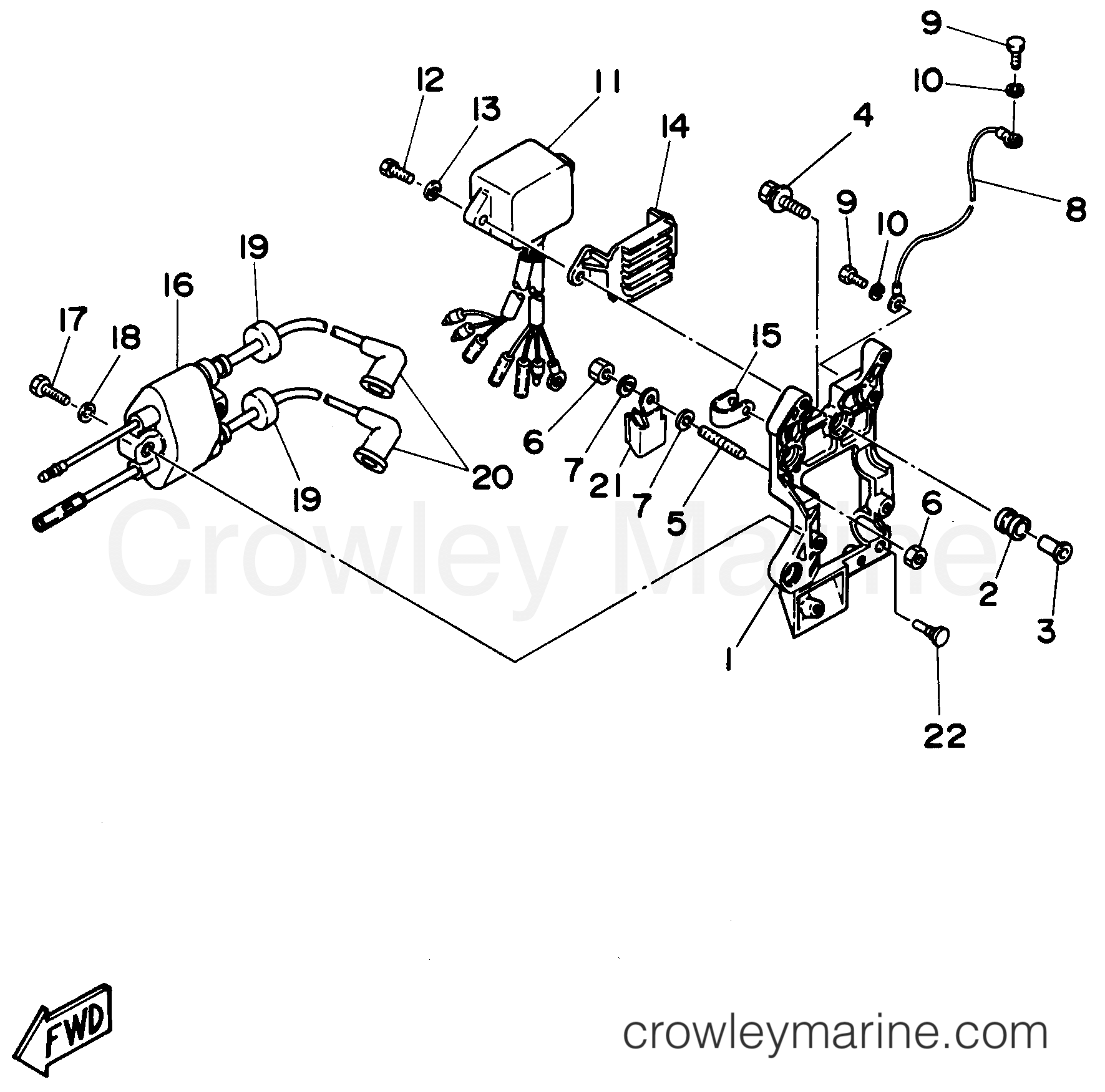 Yamaha Motors C25ELRU - ELECTRICAL 1