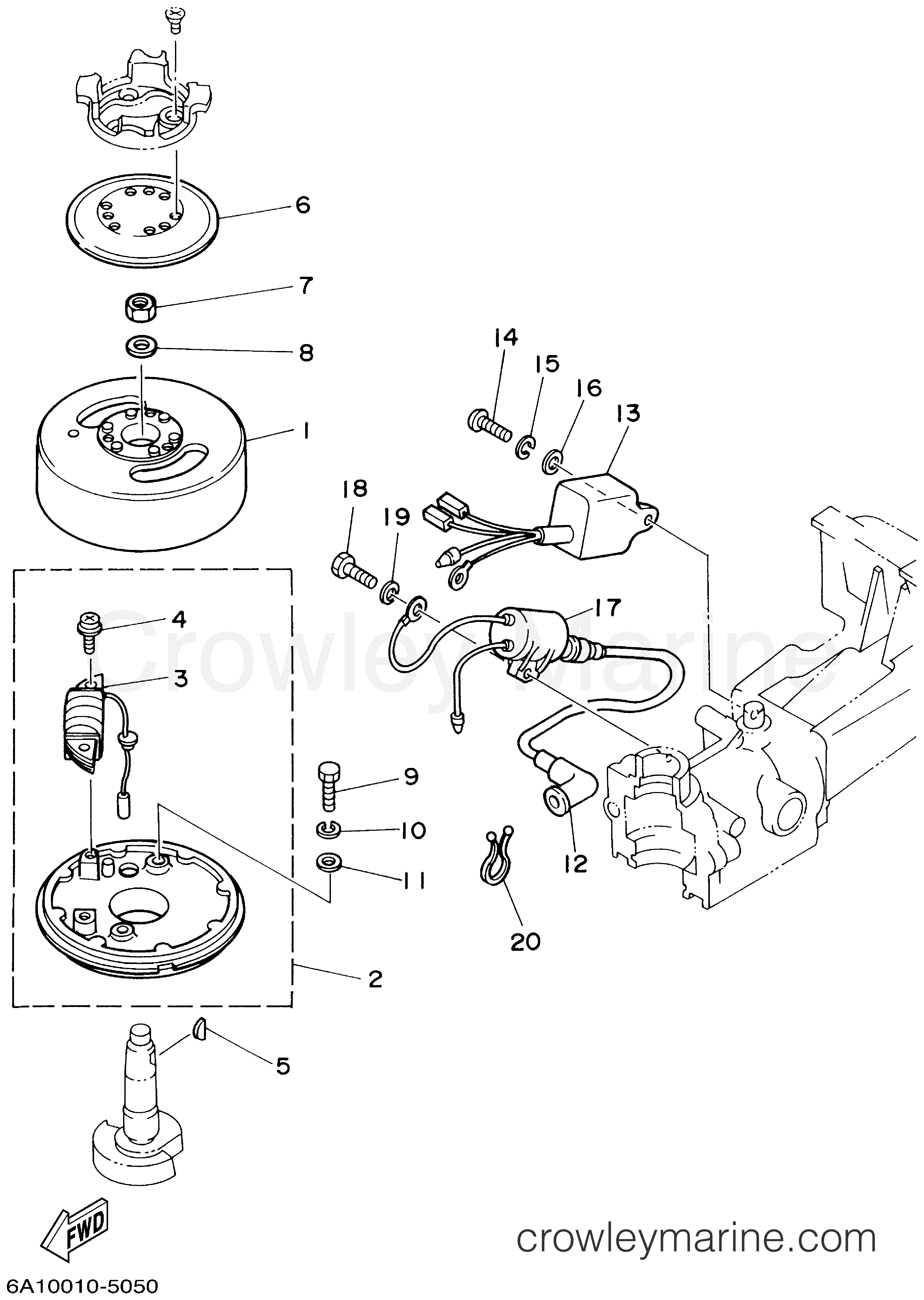 Yamaha Motors 2MSHA - GENERATOR