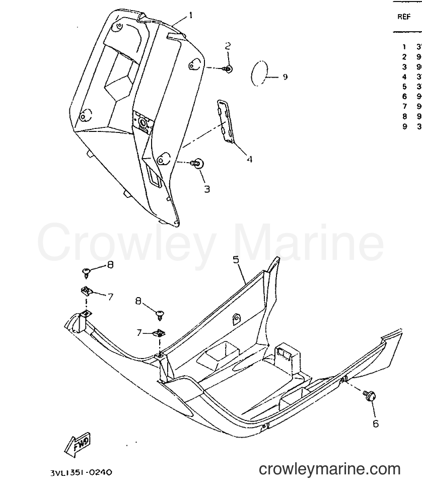 1996 Scooter CW50 - CW50 (4VV5) [999] - LEG SHIELD
