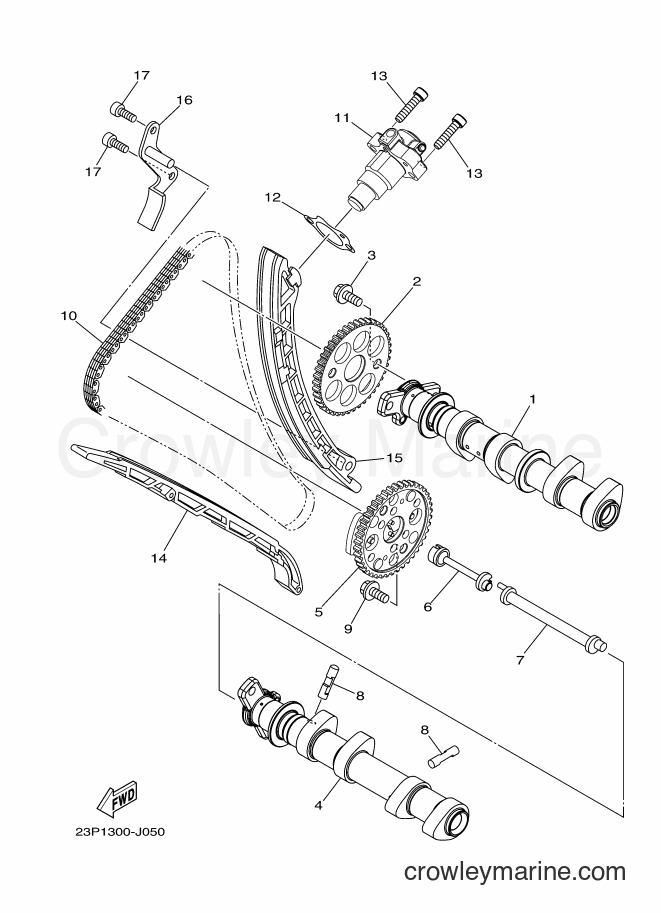 2016 Dirt Bike XT1200Z - XT1200Z (2BSS) [010] - CAMSHAFT & CHAIN