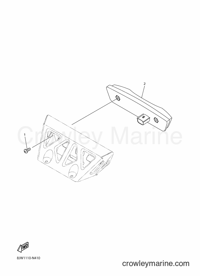 Yamaha Motors SRV10R (8JP1) [010] - TAILLIGHT