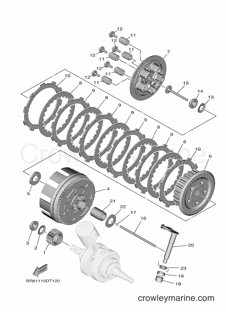 2018 Dirt Bike YZ65 - YZ65 (BR82) [010] - CLUTCH