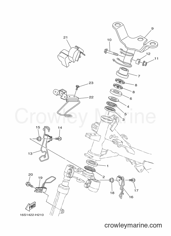 Yamaha Motors T110LE (16S2) [010] - STEERING