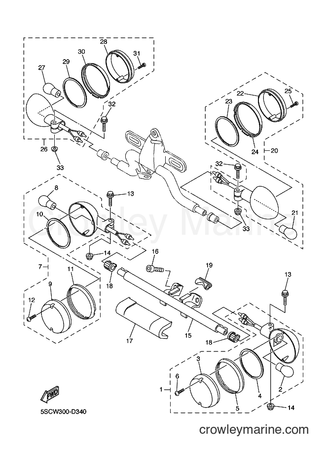 Yamaha Motors XVS650A (5SC6) [020] - FLASHER LIGHT