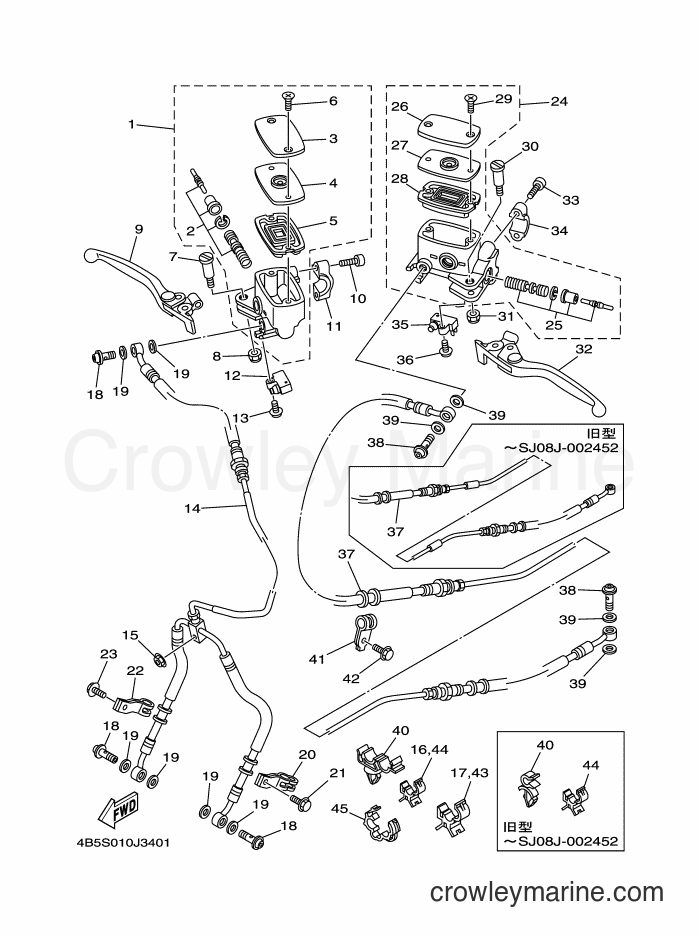 2010 Maxi-Scooter XP500 - XP500 (4B5S) [010] - FRONT MASTER CYLINDER
