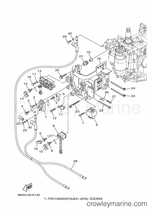 Yamaha Motors F40LA-2011 (6BG3) [060] - ELECTRICAL 3