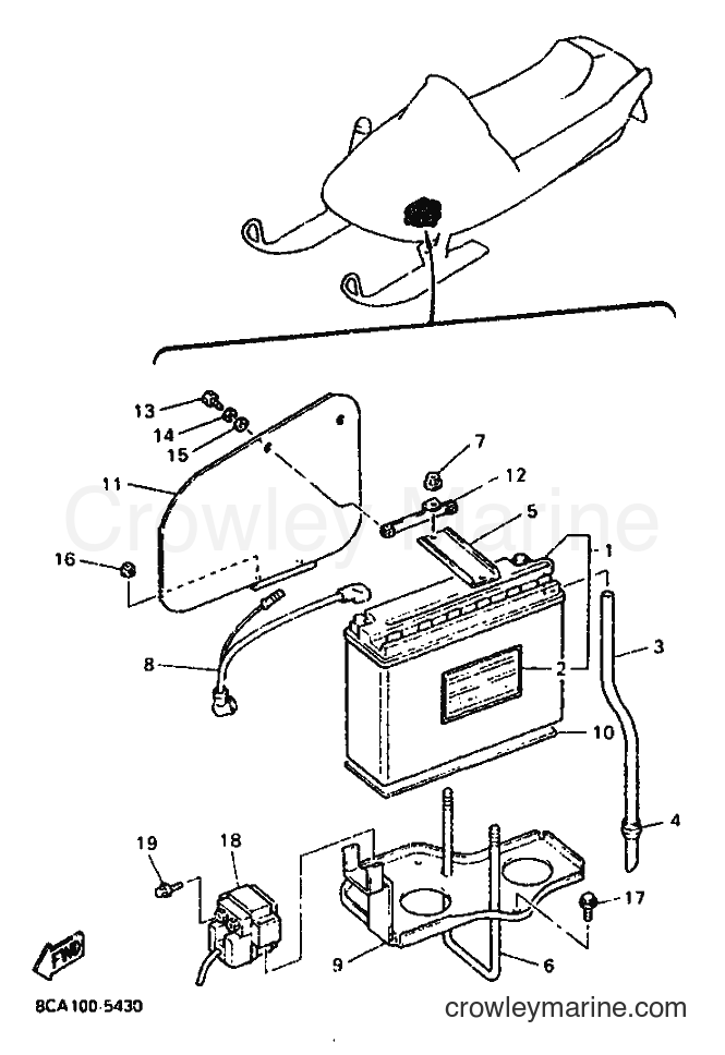 Yamaha Motors VX500DX (8CL2) [020] - ELECTRICAL 2