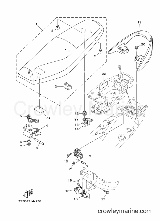 2014 Scooter T135F - T135F (2S5C) [010] - SEAT