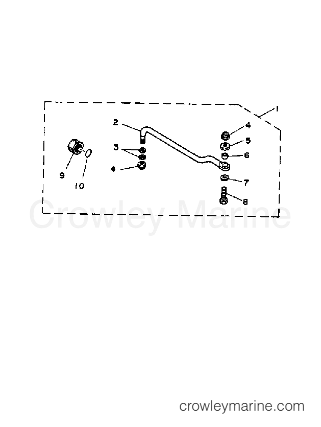 Yamaha Motors 70TLRP - STEERING GUIDE ATTACHMENT