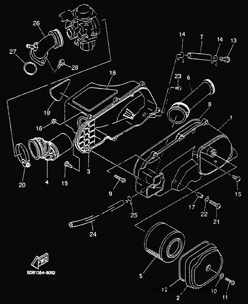 Yamaha Motors YP125E (5DSG) [010] - INTAKE