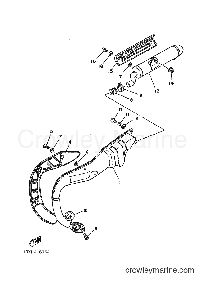 1989 Dirt Bike BW80 - BW80 (3PS1) [010] - EXHAUST