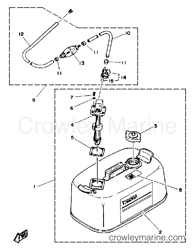 Yamaha Motors P150TLRQ - FUEL SYSTEM 2