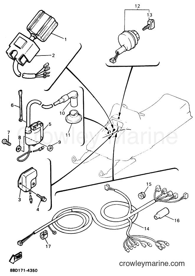 Yamaha Motors BR250T (8BD1) [020] - ELECTRICAL 1