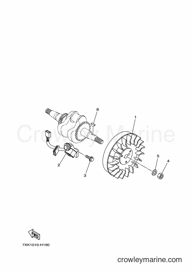 Yamaha Motors YU240 (7XK1) [010] - GENERATOR