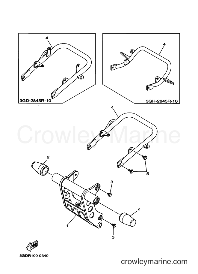 2000 ATV YFM350X - YFM350X (3GDW) [010] - GUARD