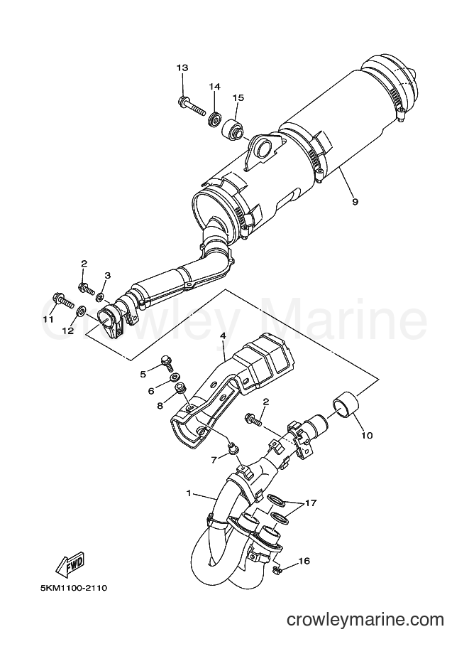2002 ATV YFM660FWA - YFM660FWA (5KM2) [010] - EXHAUST