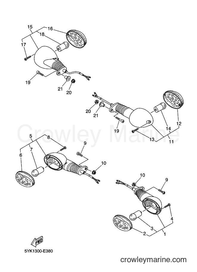 2007 Street Bike MT03 - MT03 (5YK2) [030] - FLASHER LIGHT