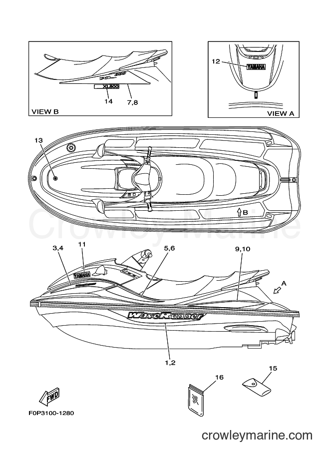 Yamaha Motors JET FOR XA800 (67AC) [030] - GRAPHICS