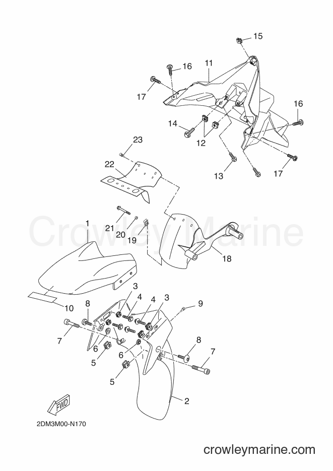 Yamaha Motors YP125R (2DM8) [020] - FENDER
