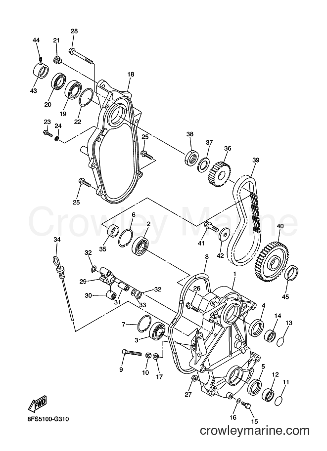2008 Snowmobile RX10M - RX10M (8FS6) [010] - TRACK DRIVE 3