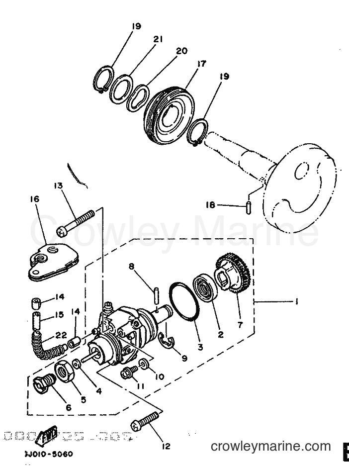 1990 Scooter CH50 - CH50 (3EC6) [999] - OIL PUMP