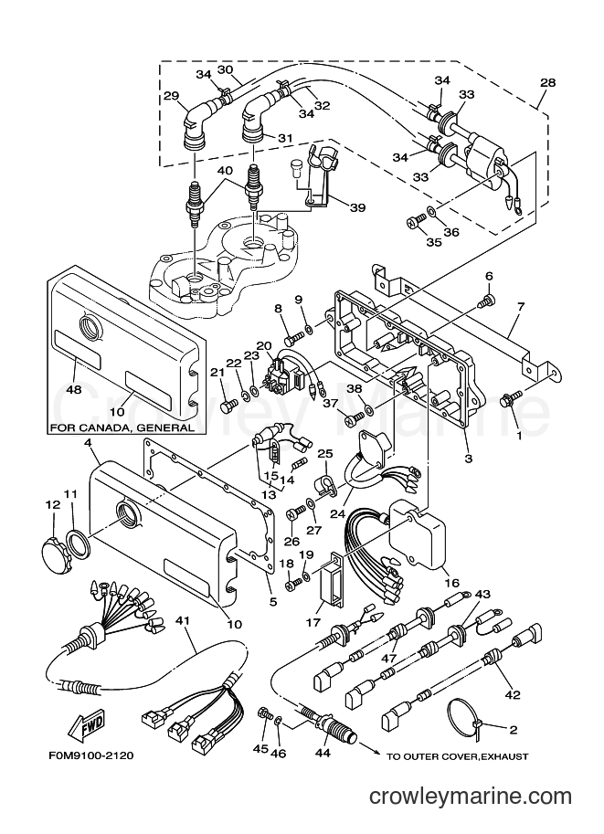 Yamaha Motors XL700-A (F0MA) [010] - ELECTRICAL 1