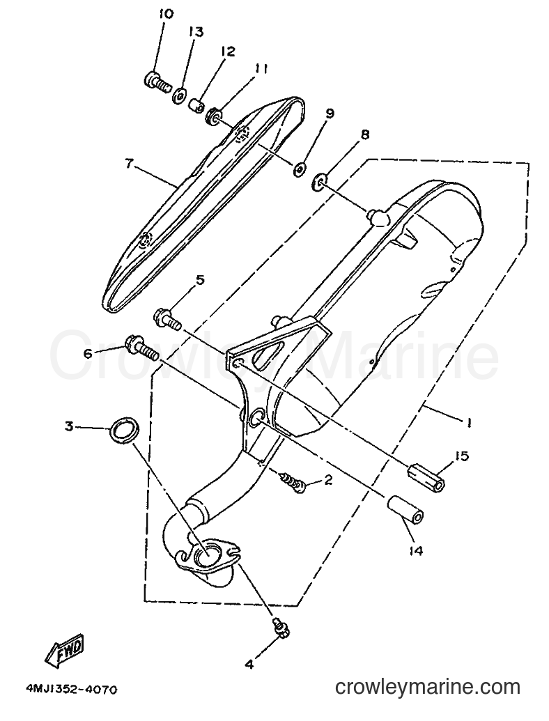 1994 Scooter YA50S - YA50S (4MJ4) [999] - EXHAUST