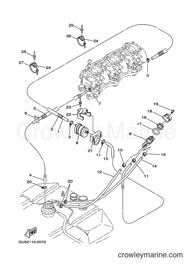 Yamaha Motors JET FOR SV1200 (68X1) [020] - FUEL