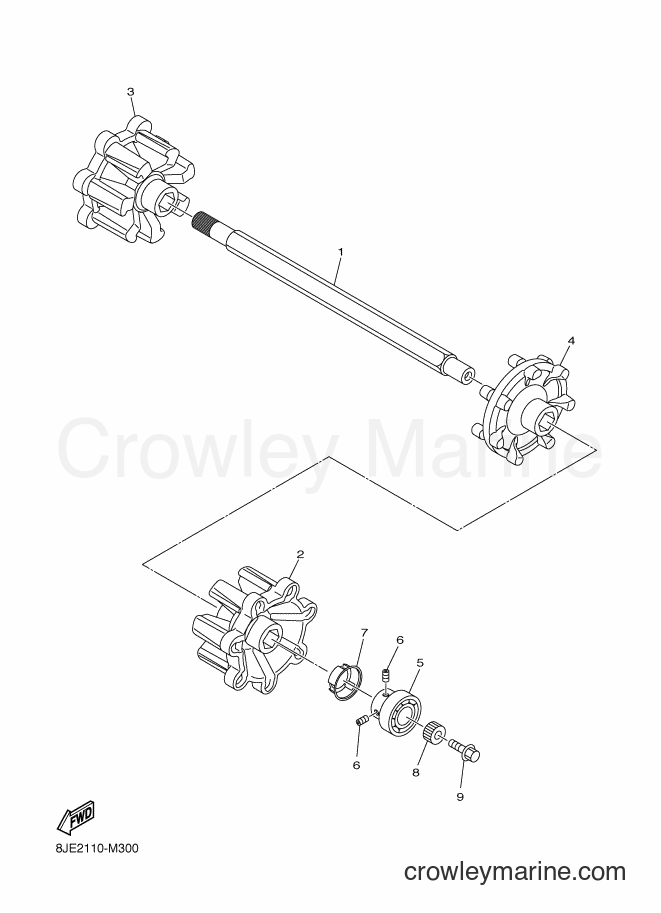 2013 Snowmobile VK10D - VK10D (8JE2) [020] - TRACK DRIVE 1