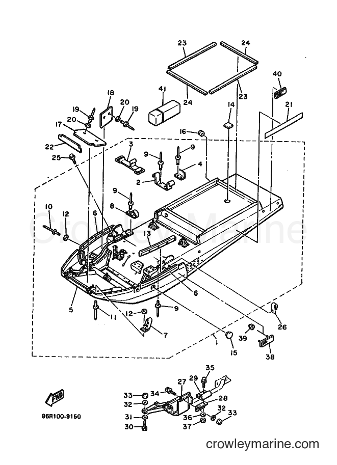 1989 Snowmobile VK540 - VK540 (86R1) [010] - FRAME