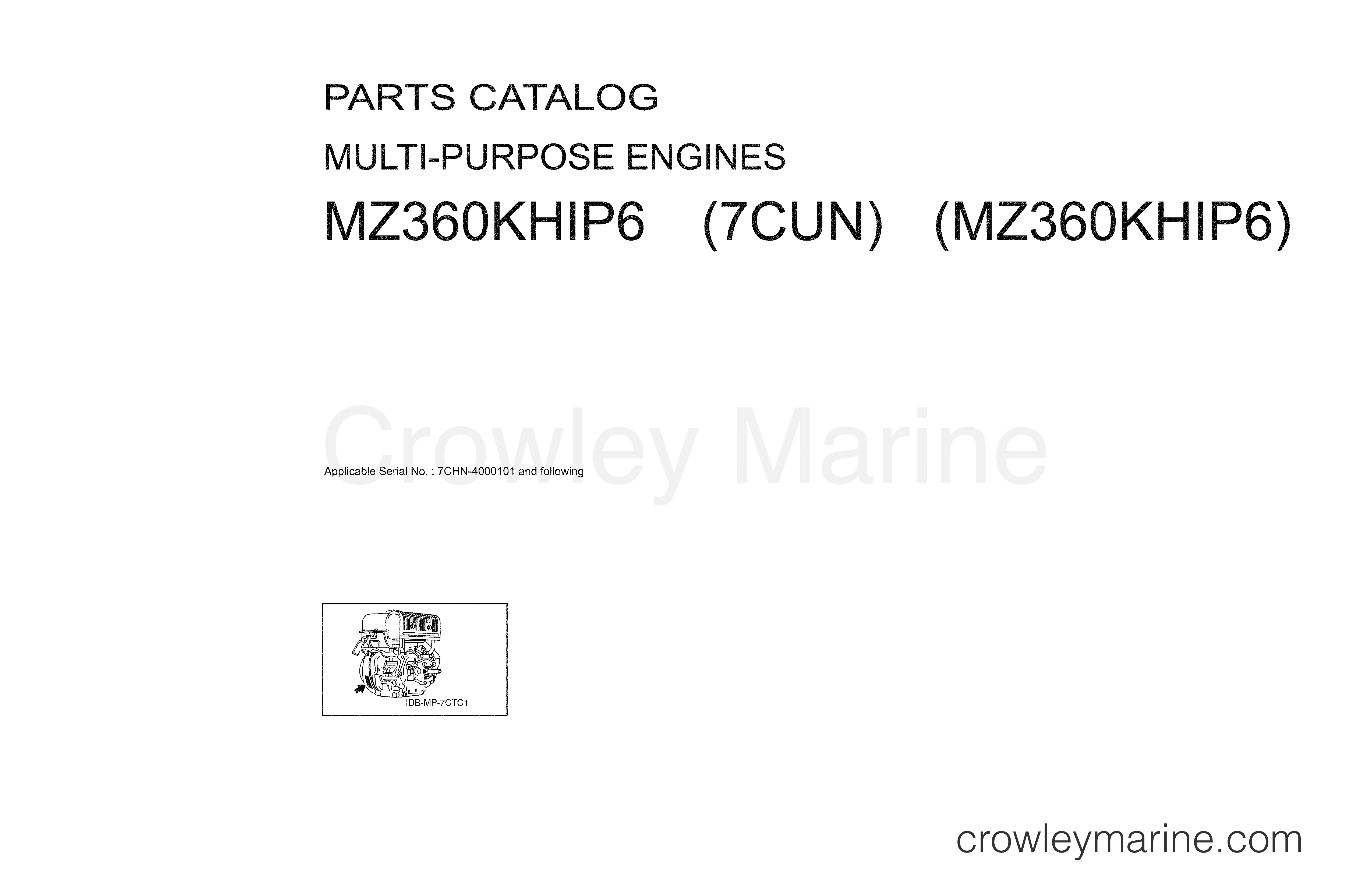2011 UTV 360 - MZ360KHIP6 - 1 TITLE PAGE