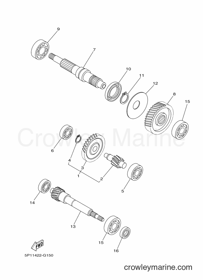 2009 Scooter AT135 - AT135 (5P14) [010] - TRANSMISSION