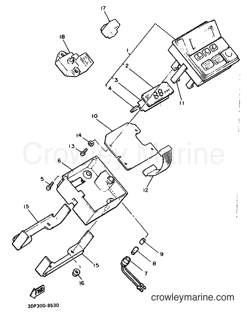 1988 Cruiser XVZ12TD - XVZ12TD (3DP1) [999] - CONTROL UNIT