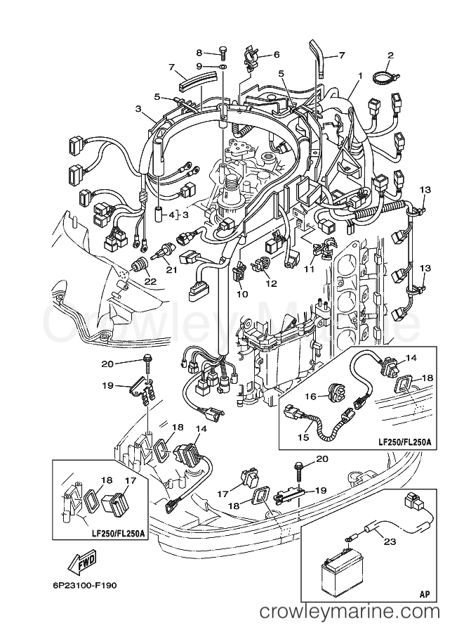 Yamaha Motors FL250A (6P33) [040] - ELECTRICAL 3