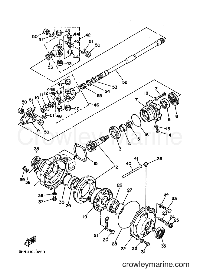 1990 ATV YFM350FW - YFM350FW (3HN4) [010] - FRONT DIFFERENTIAL
