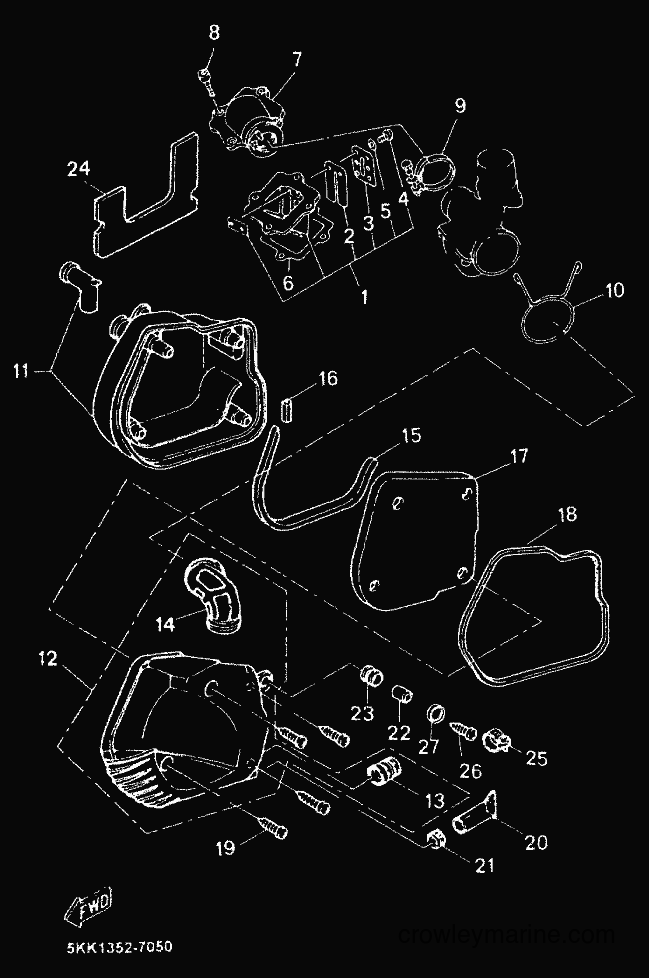 1999 Scooter YN100 - YN100 (5KK1) [99A] - INTAKE